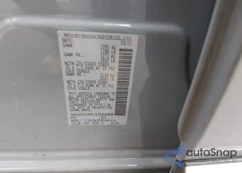 2023 Nissan Murano Sl Intelligent Awd z USA, uszkodzony, nr VIN 5N1AZ2CS9PC108088